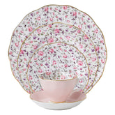 Royal Albert Rose Confetti Vintage 5-Piece Place Setting